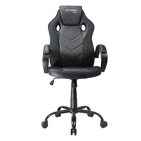 Cadeira Gamer MX0 Giratória Preto Mymx - Conforto Ergonômico para Gamers