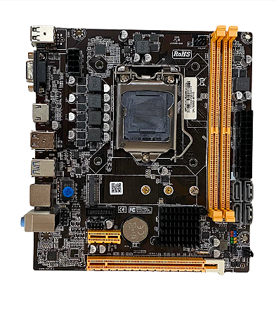 Placa Mãe 1151 BPC-H310/B250M.2-STG Brazil PC  /LGA1151/DDR4/M.2/HDMI/VGA/Gigabit/mATX/