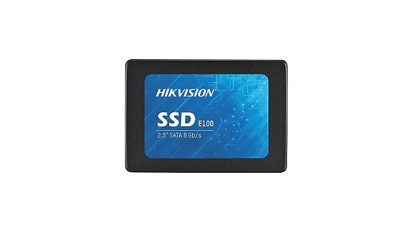 SSD sata3 512gb Hikvision E100 /leitura 560MB/s /gravação 510MB/s /2.5'' /Preto