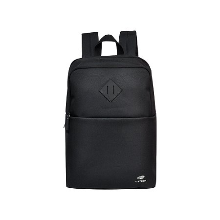 Mochila Notebook C3Tech MC-40BK 15,6'' Preta /Divisória Acolchoada/Resistente Água e Poeira/