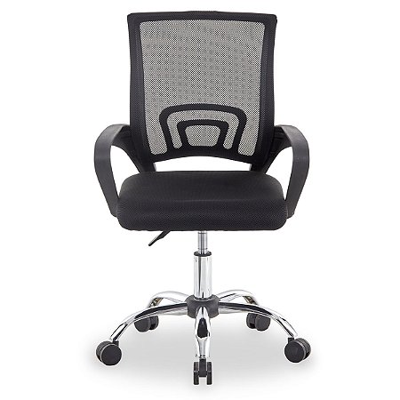 Cadeira Executiva MAXOFFICE MOCH-LOW/BK mesh/giratoria/120kg/ajuste altura