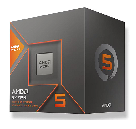 Processador AMD Ryzen 5 8600G 4.3GHz (5.0GHz) 6 Núcleos 22MB Cache AM5 c/ Cooler e Vídeo