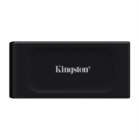 SSD Externo Kingston XS1000 2TB USB-C 1050/1000MB/s Preto / Metal e Plástico / Compat. Universal