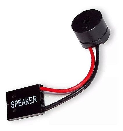 Speaker Buzzer Passivo para Placa Mãe Diagnóstico de Bipes POST 5V Conector 4 Pinos