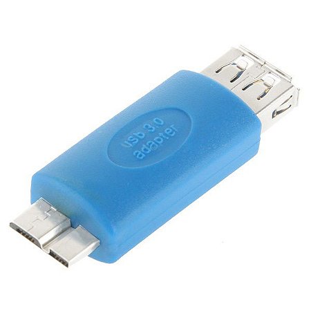 Adaptador OTG Micro USB V8 Macho para USB 3.0 Fêmea