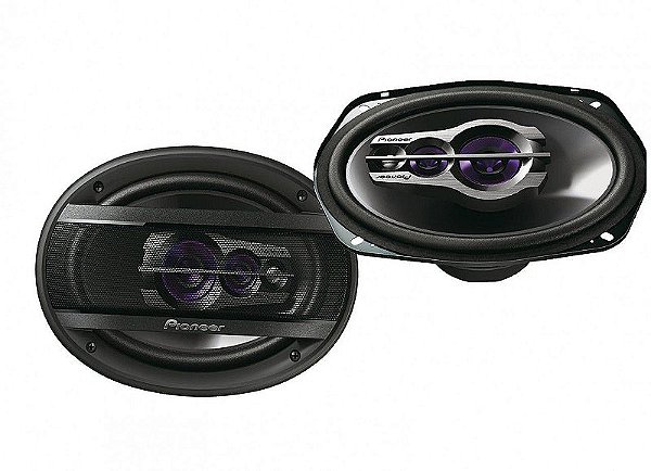 Kit Alto-Falante Pioneer TS-6940BR 6x9 Polegadas 100W RMS 400W Pico 4 Ohms 4 Vias Quadriaxial