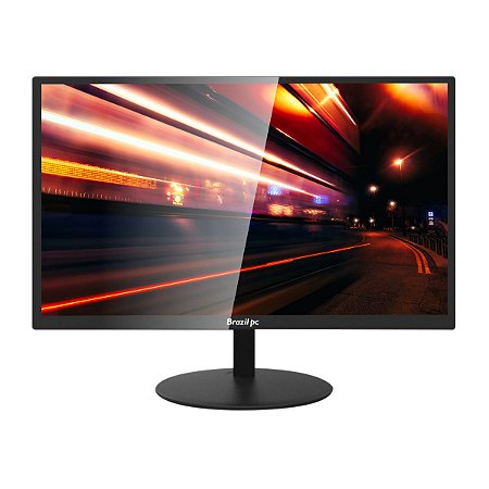 Monitor Brazil PC 19pol BPC-19WE02-B 1440x900 TN 60Hz HDMI VGA Preto