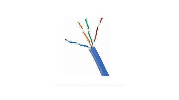 Cabo de Rede NORPHEL CAT5E U/UTP 24AWG Cobre Certificado ANATEL Azul (Venda por Metro)