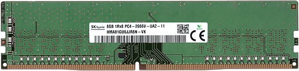 Memória RAM DDR4 8GB 2666MHz DESKTOP HYNIX HMA81GU6JJR8N-VK