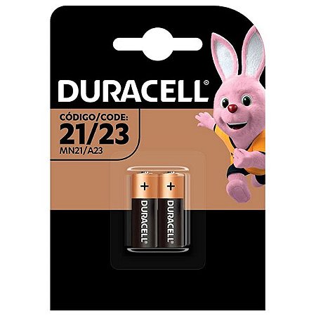 Pilha Alcalina Duracell MN21/A23 12V Cartela com 2 Unidades