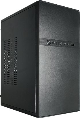 Gabinete KMEX GM-0368 mATX com Fonte 200W 2 USB 2.0 Áudio HD Preto Bivolt