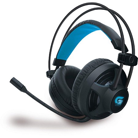 Headset Gamer Com LED Azul H2 Fortrek