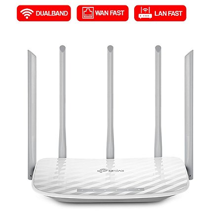 Roteador Wireless TP-Link 5 Antenas Dual Band AC 1350 450/867Mbps Archer C60
