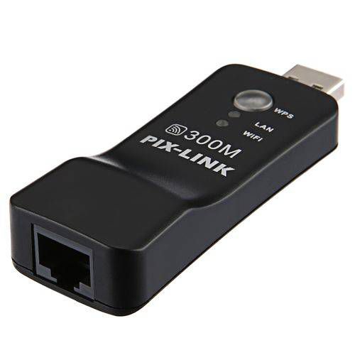 Mini Roteador/Repetidor WiFi USB 300Mbps