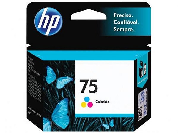 Cartucho Original HP 75 Colorido 5,5ml CB337WB