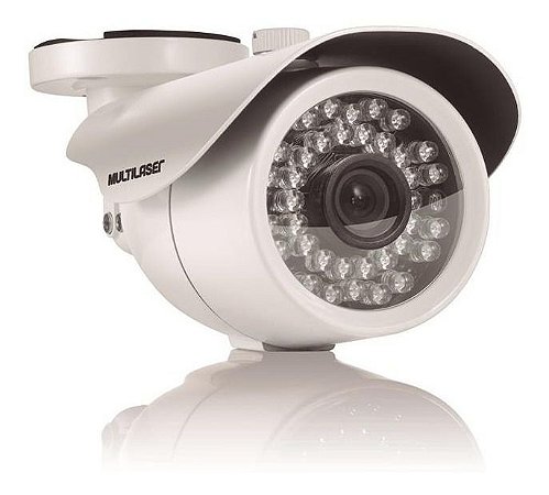 Câmera Bullet Infra Vermelho HD IP66 30m 3.6mm SE014 Multilaser