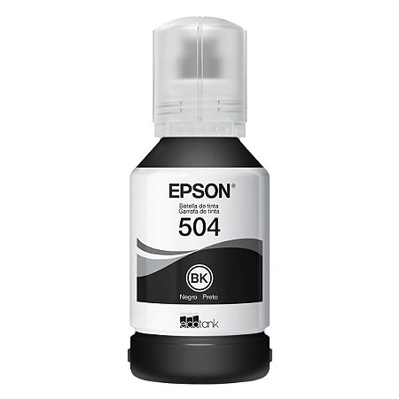 Refil de Tinta Epson Preto T504 T504120 127ml