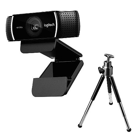 Webcam Logitech C922 PRO Full HD 1080P 30FPS Tripé
