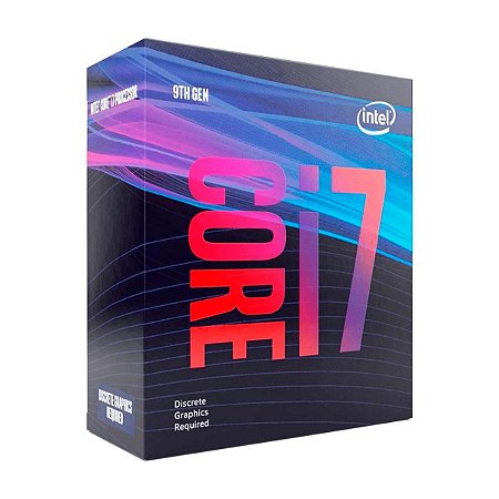 Processador Intel Core i7 9700F 3GHz 12MB CACHE LGA1151 BX80684I79700F