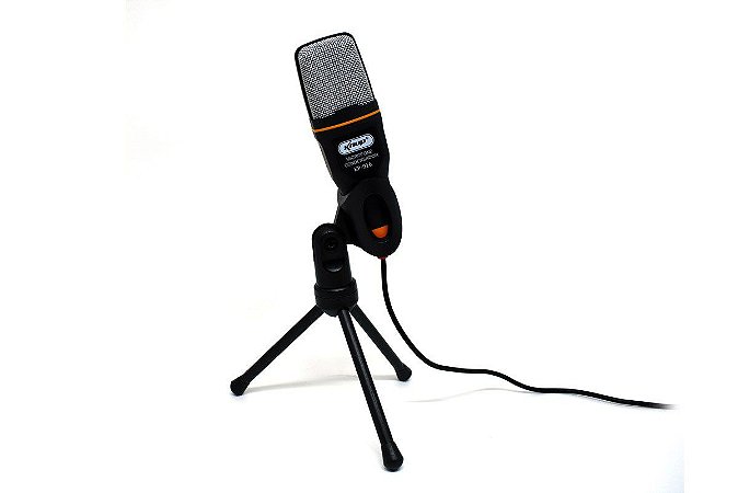 Microfone Condensador USB High Quality c/Tripe KP-916 Knup