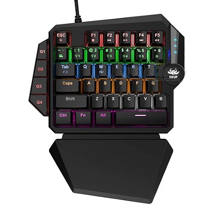 Teclado OSU, Teclado Mecânico para Jogos Botão Função Pequeno Portátil  Conexão de Modo Duplo para Música para Escritório