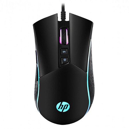 Mouse Gamer USB 4800 DPI RGB 7 Botões M220 HP