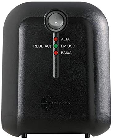 Estabilizador EXS Power II 500VA Entrada Bivolt Automatico Saída 115V 4 Tomadas Coletek