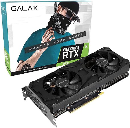 Placa de Vídeo Nvidia Galax Geforce RTX 3060 12GB GDDR6 192BIT