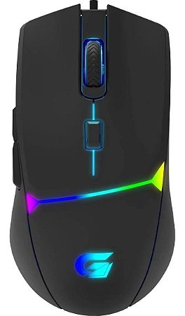 Mouse Gamer RGB Rainbow 7200dpi 6 Botões Cruisader Fortrek