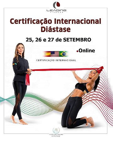 CERTIFICAÇÃO INTERNACIONAL DIÁSTASE ON-LINE (SETEMBRO 2026)