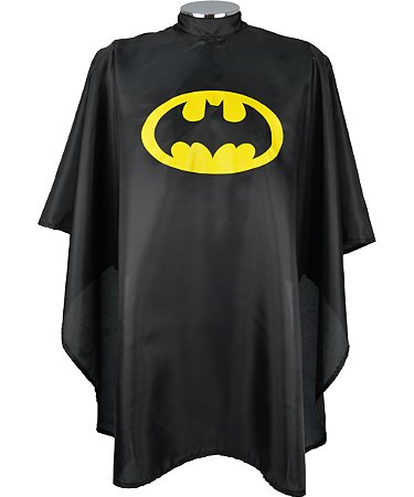 Capa de Corte Infantil Batman, Super Herói, Barbeiro, Cabeleireiro