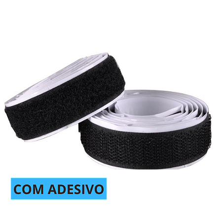 Velcro Adesivo Organizador 25 Metros