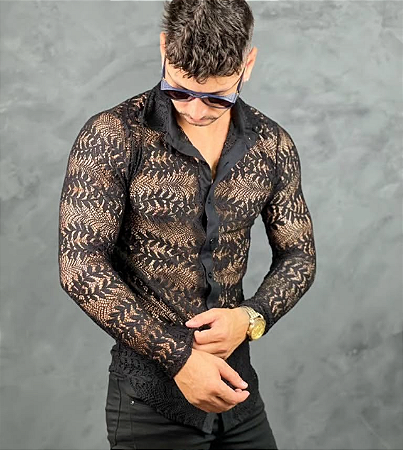 Camisa de Renda Masculina
