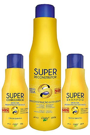 Kit Super Reconstrutor Efeito Teia Livity G 3 produtos