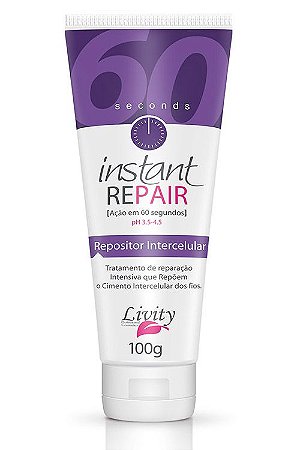 Repositor Intercelular Instant Repair 60s Livity 100ml