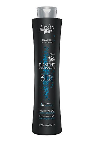 Shampoo Antiquebra Diamond 3D Pro Livity 1l