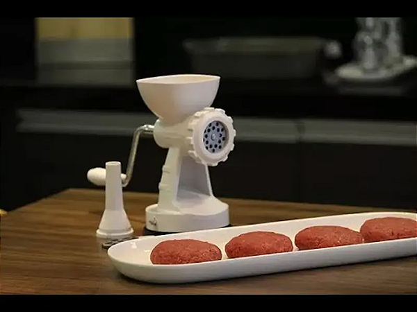 Moedor de Carne Branco Poker Ghidini