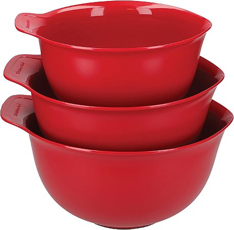 Set de 3 Bowls Luxo Empire Red KitchenAid