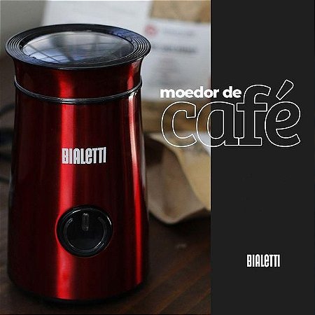 Moedor de Café Electricity Red 127V - Bialetti