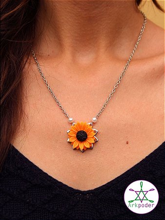 Colar girassol