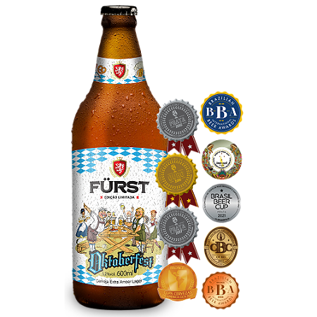 Cerveja Fürst Oktoberfest - Edição Limitada | Garrafa de 600ml | Marzen + Premiada do Brasil