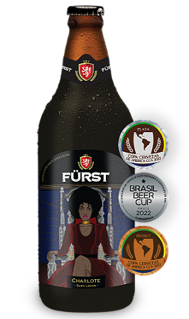 Cerveja SAZONAL Fürst Charlote Dark Lager | Garrafa 600ml | Schwarzbier Premiada
