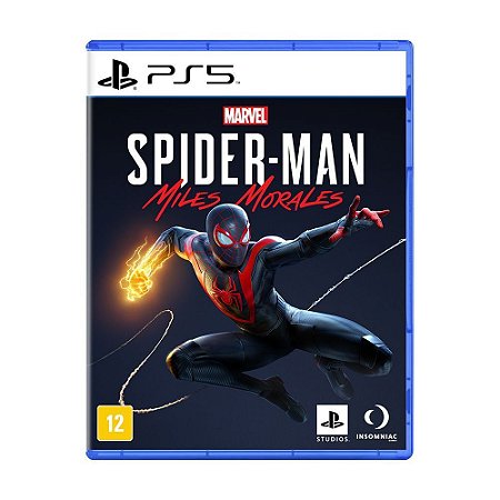 Jogo Spider Man: Miles Morales PS5 Mídia Física Lacrado