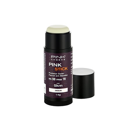 Filtro Solar Facial em Bastão Pink Stick 5Km Incolor (FPS 90 / FPUVA 70) 14g