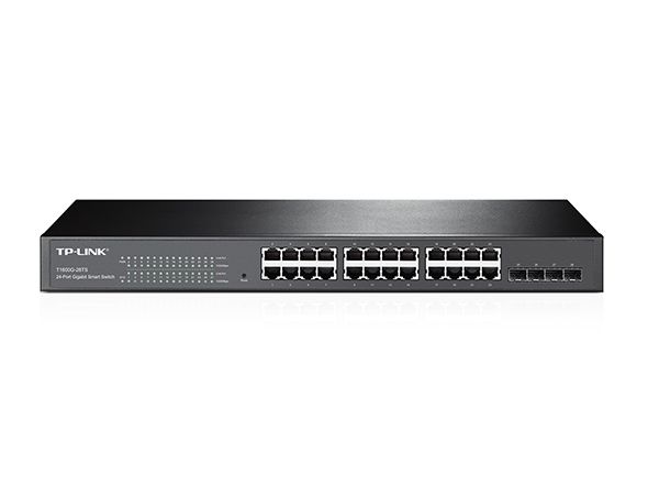 TP-LINK HUB SWITCH 24P T1600G-28TS TL-SG2424 4 SLOTS 56GBPS