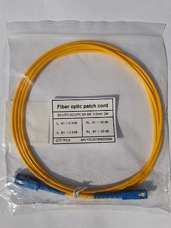 Patch Cord Sc-upc Sc-upc Single Md Simplex3.0mm 2m