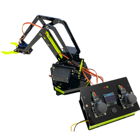 Plat. Rob. JC-ARM I (braço robótico p/ Arduino)