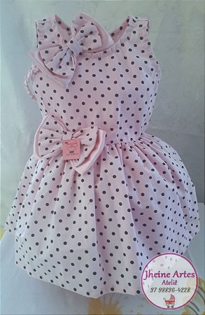 Vestidinho e tiara de bebê