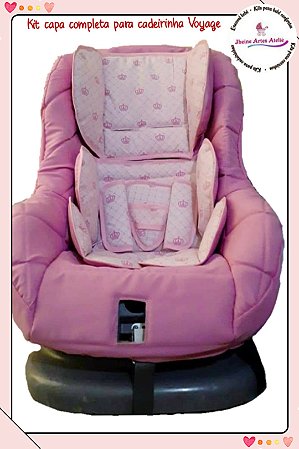 Kit Capa acolchoada para cadeirinha Voyage