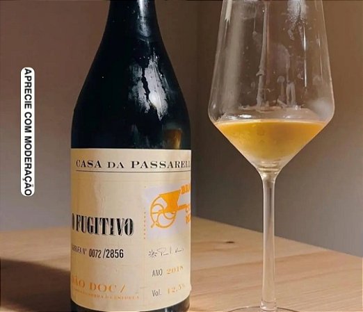 VINHO LARANJA - CASA DA PASSARELLA O FUGITIVO BRANCO EM CURTIMENTA 2018